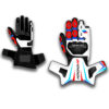 BMW motorcycle racing gloves matching the Custom BMW 2 Piece Racing Suit