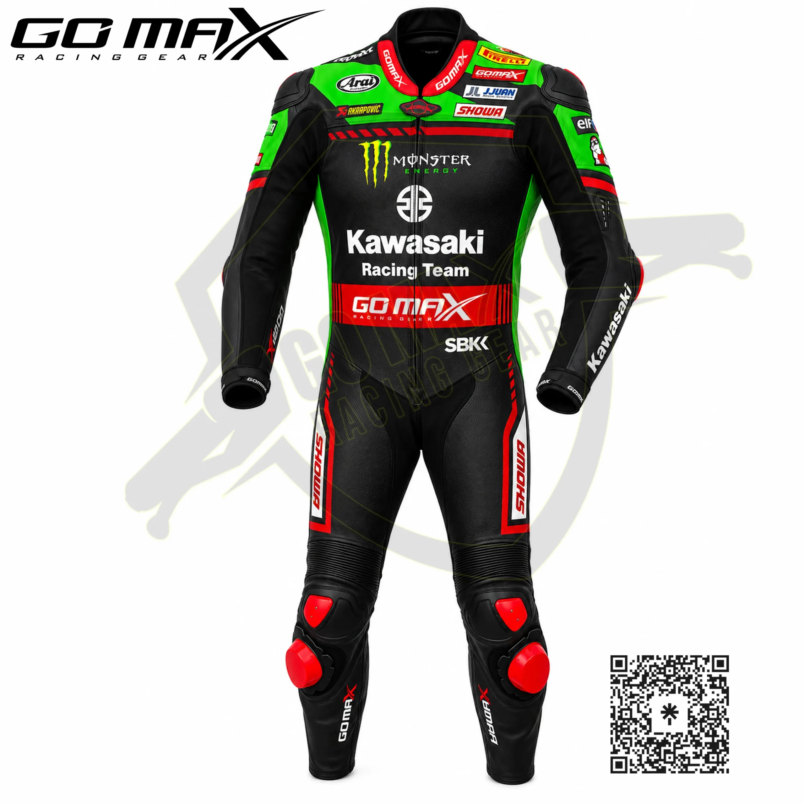 GoMax Jonathan Rea Kawasaki Racing Team SBK 2021 Leather Suit