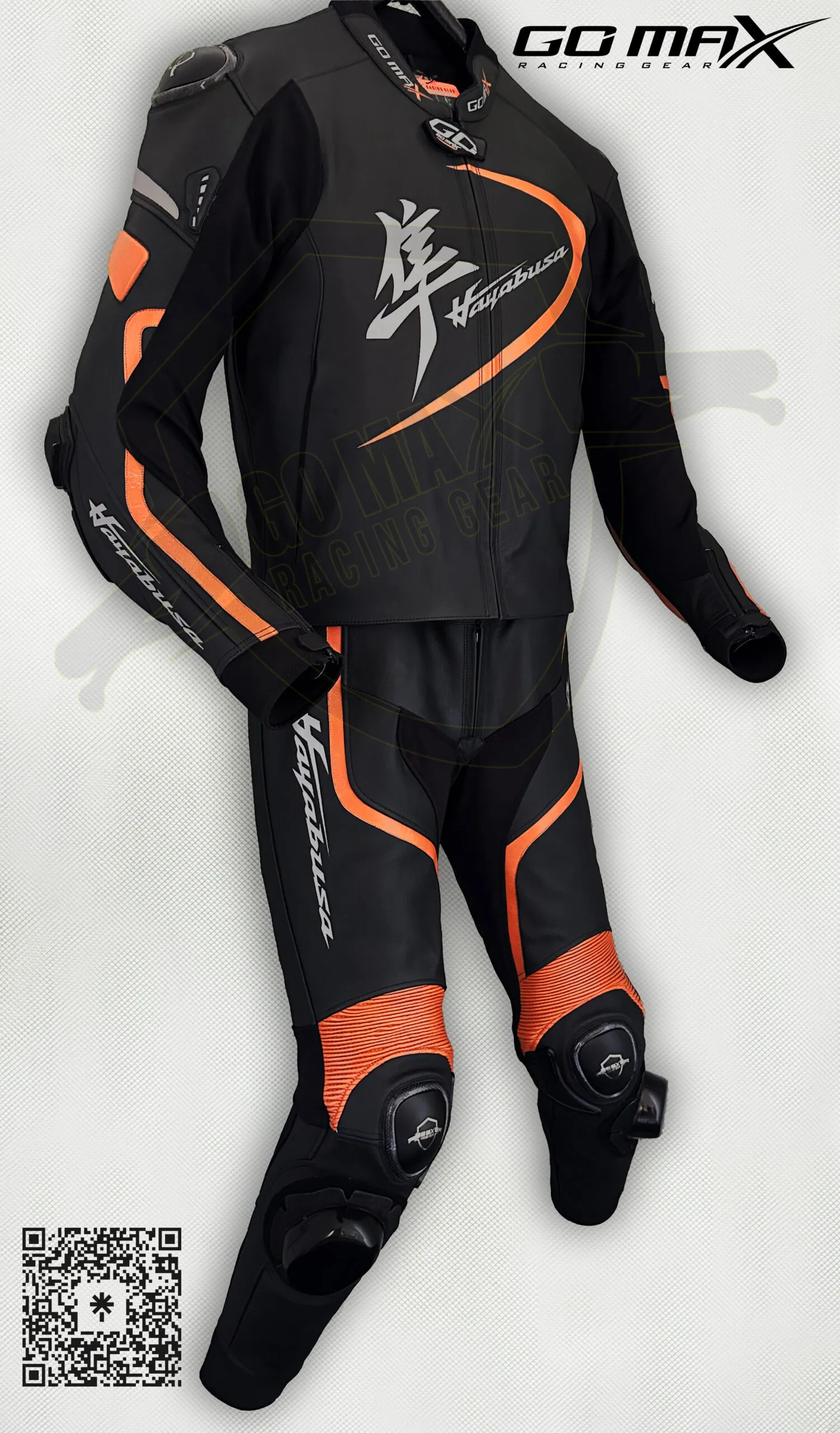 Hayabusa 3rd Gen 2-Piece Suit front-side view