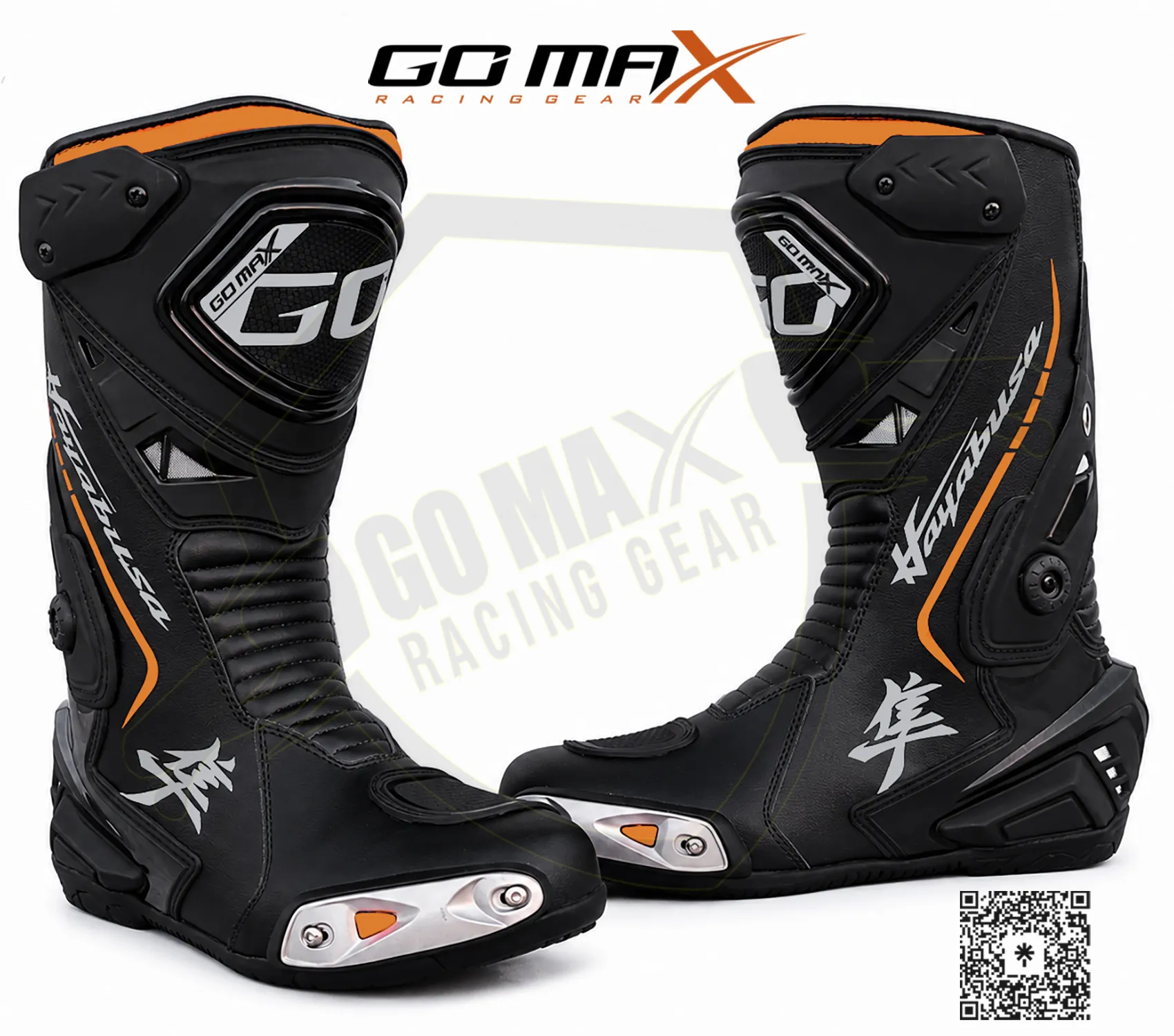 Hayabusa 3rd Gen 2-Piece Suit with matching riding boots