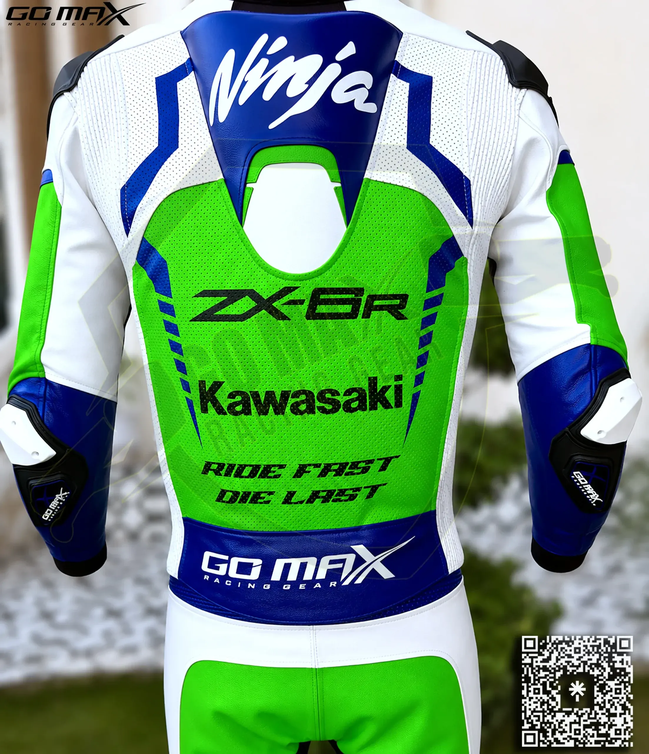 Premium Kawasaki 2 Piece Motorcycle Suit | Go Max Racing