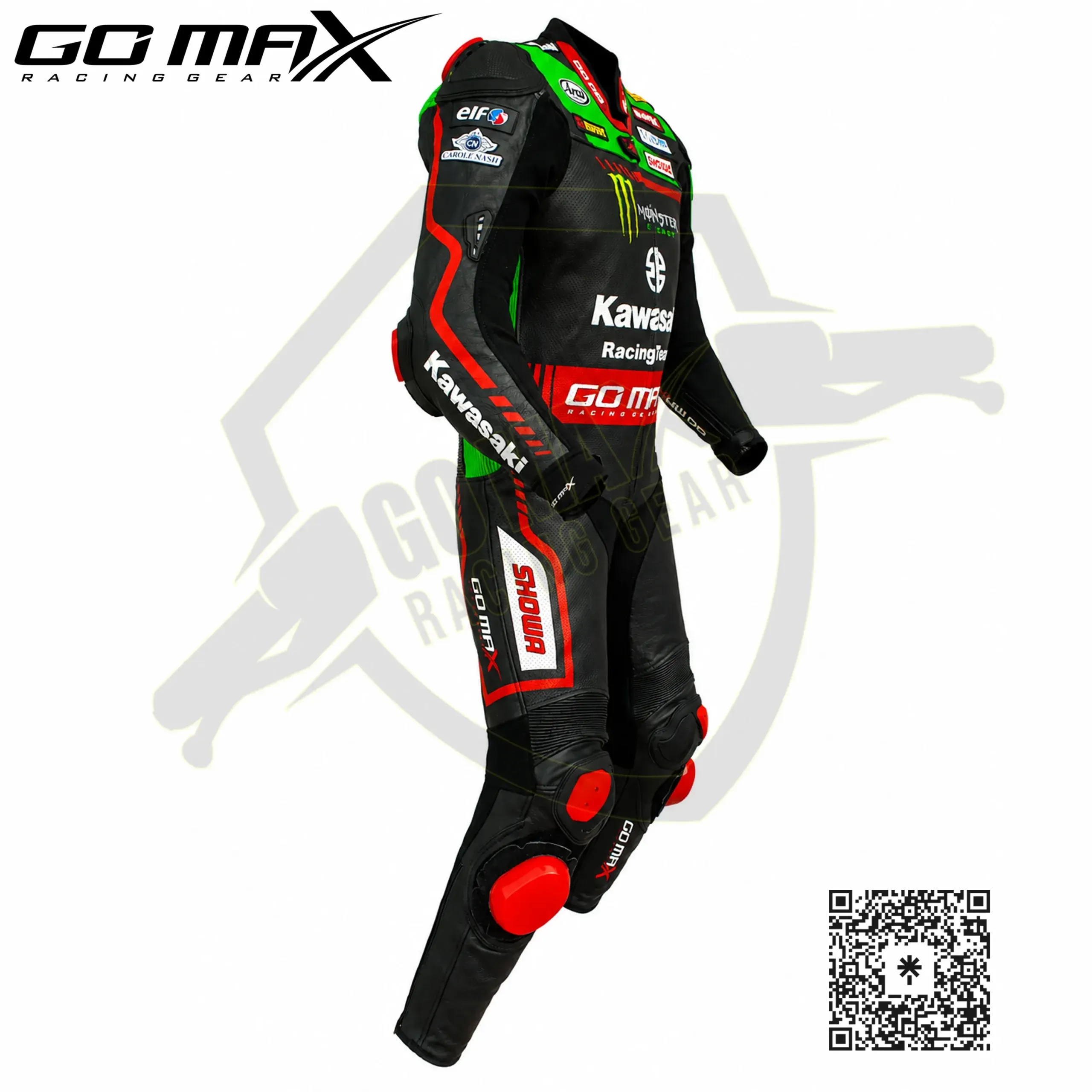 Kawasaki SBK Racing Suit side view