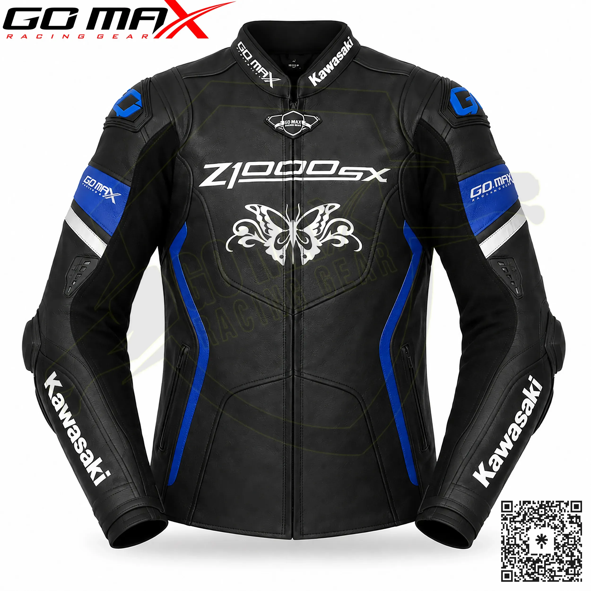 Top Kawasaki Z1000SX Women's Leather Jacket | CE Level 2