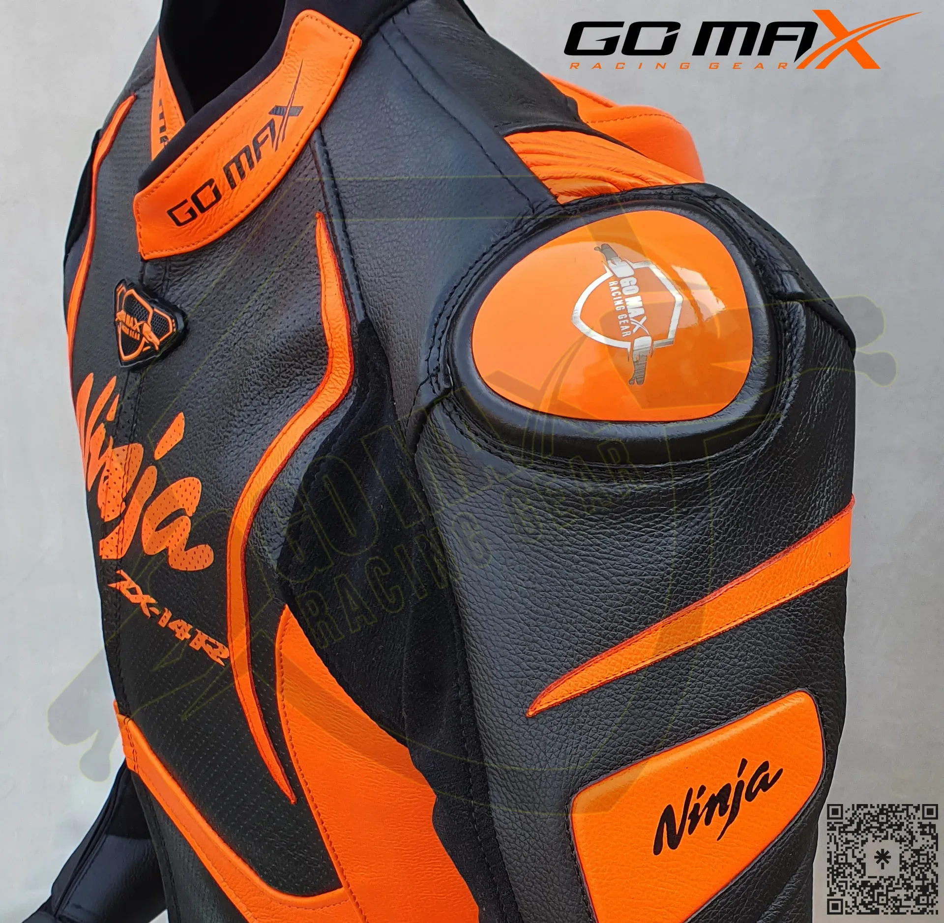 Best Kawasaki ZX-14R Racing Jacket | Custom Leathe Jacket