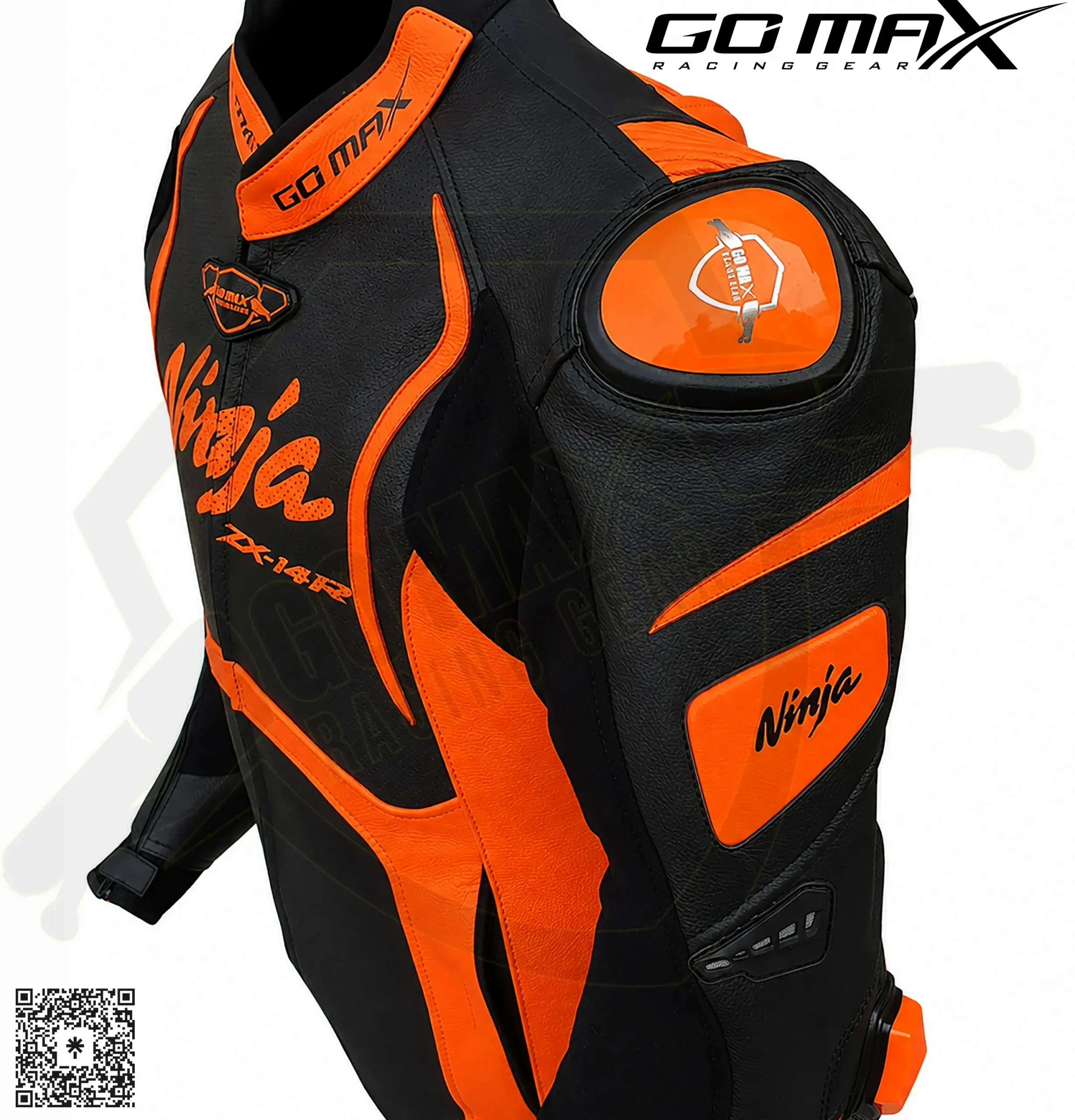 Best Kawasaki ZX-14R Racing Jacket | Custom Leathe Jacket