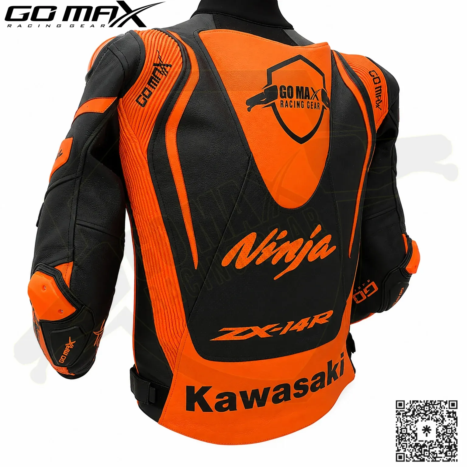 Best Kawasaki ZX-14R Racing Jacket | Custom Leathe Jacket